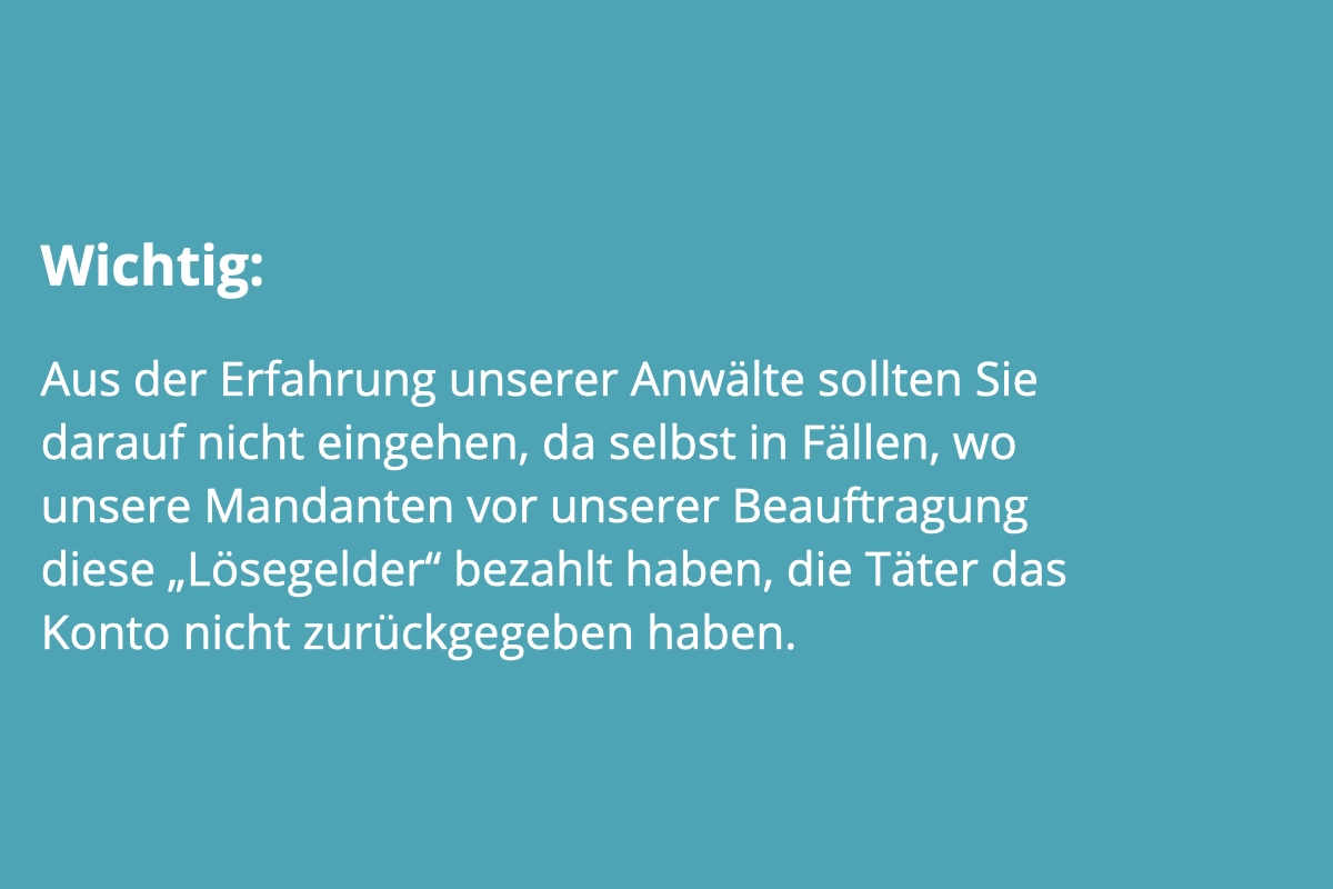 Instagram gehackt: Trotz Lösegeld kein Zugriff! Anwalt für Medien- und Wirtschaftsrecht hilft.