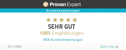 Bewertungen auf Proven Expert