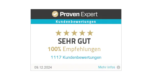 Bewertungen auf ProvenExpert